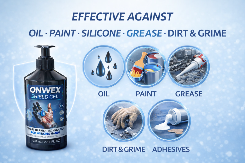 ONWEX Görünmez Koruyucu Eldiven – 16'lı Paket (Her biri 600 ml) Toplu Fırsat